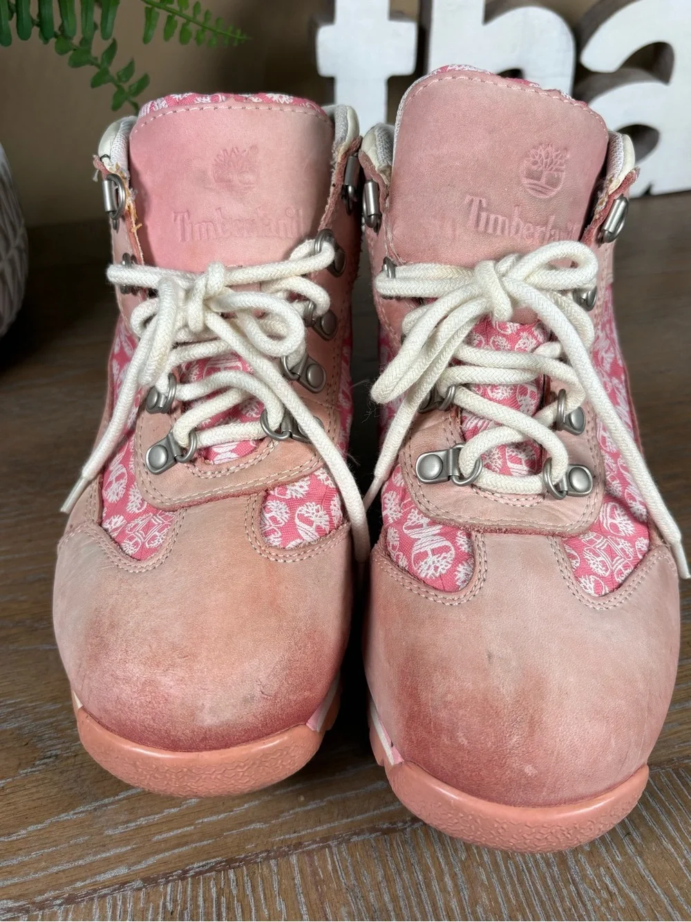 Timberland Shoes Girls Size 4.5 Hiking Boots Leather Outdoor Trail
